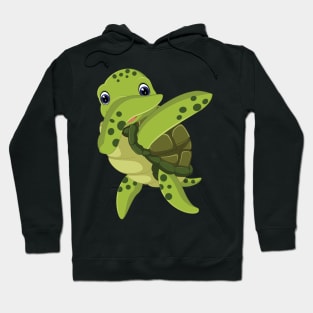 'Dabbing Sea Turtle' Funny Dabbing Animal Gift Hoodie